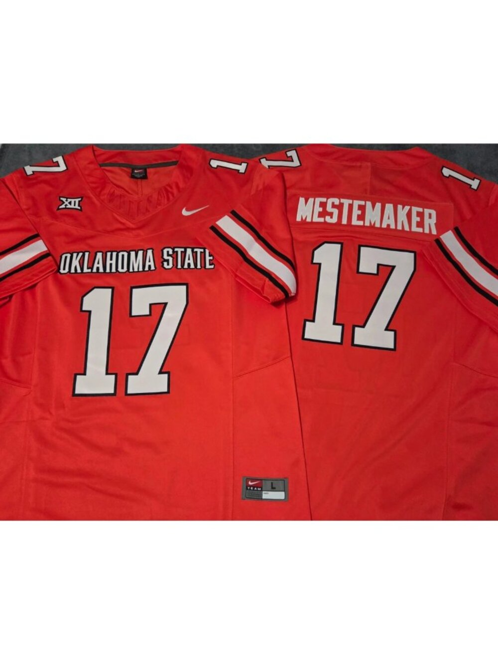Drew Mestemaker Stitched Jersey 17 Orange Vapor